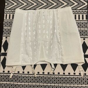 Vintage Rose Marie Canada Perfection Corset White Garter Girdle Antique 289 F 36